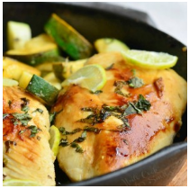 HONEY KEY LIME CHICKEN-
